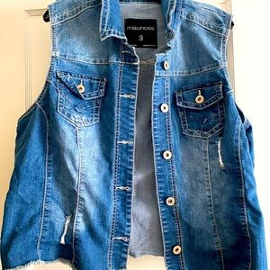 Maurices denim vest
